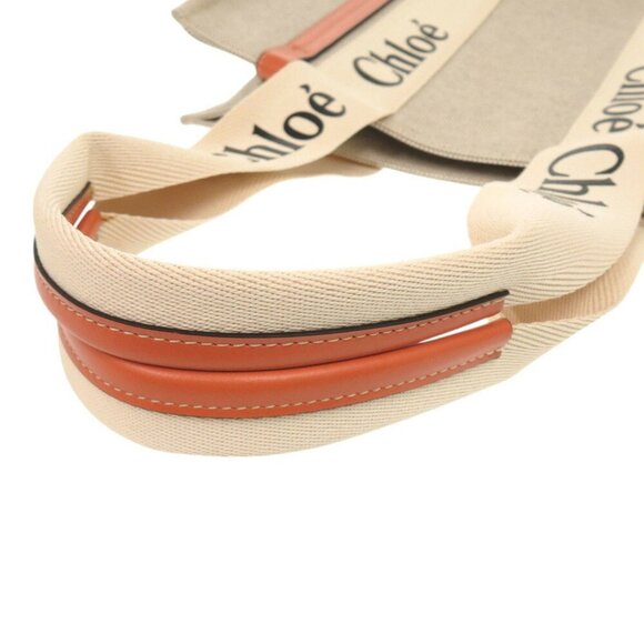 CHLOE Beige Leather Tote Bag - Picture 7 of 9